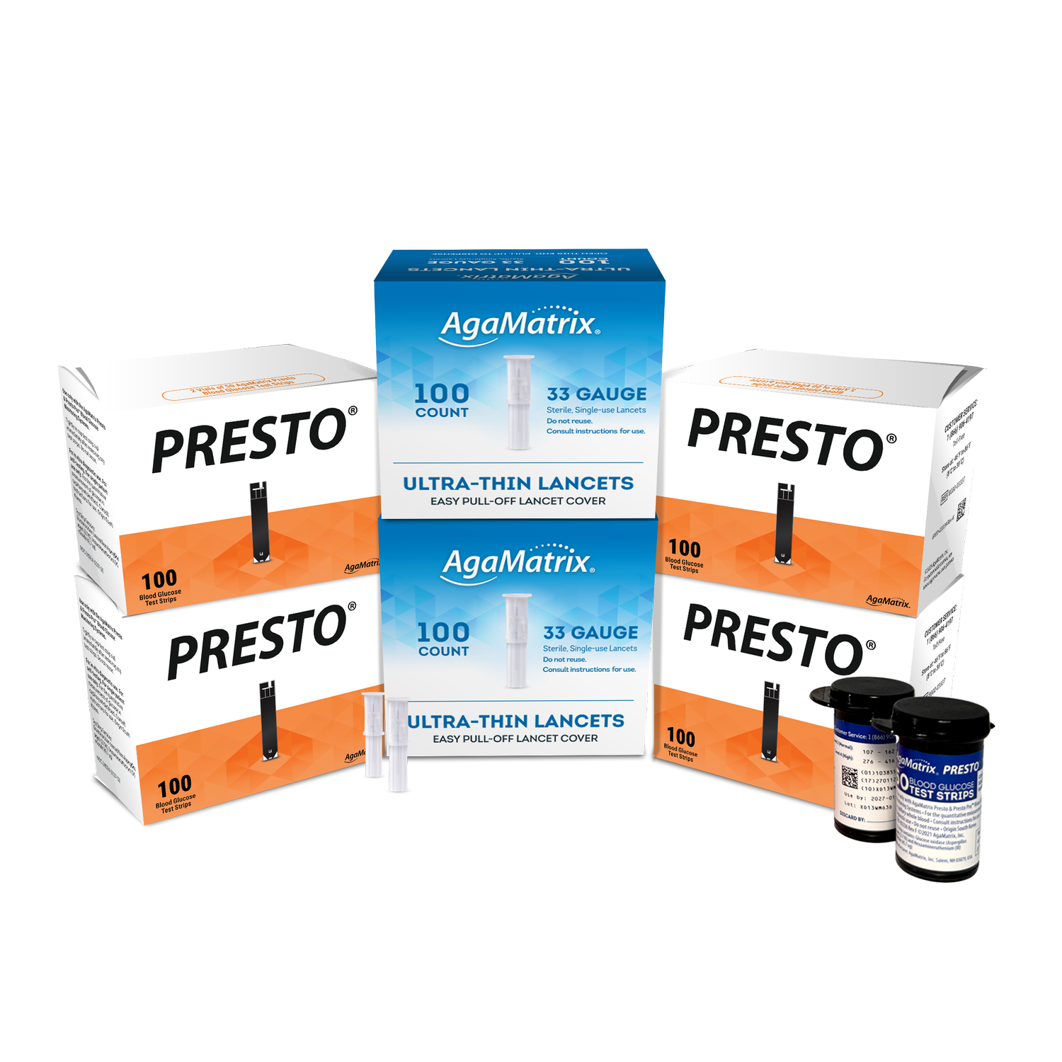 AgaMatrix Presto Test Strip Super Value Pack — AgaMatrix